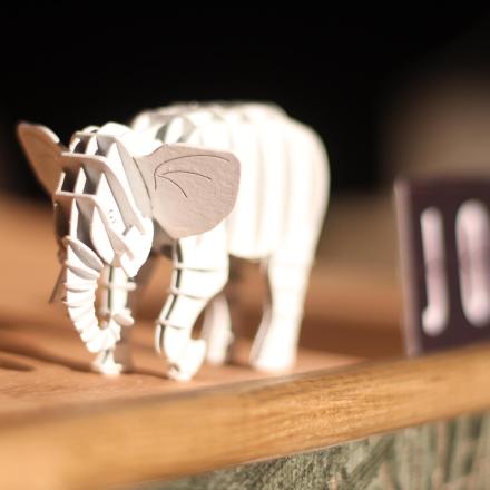 un éléphant de papier
